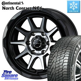 コンチネンタル NorthContact NC6 ノースコンタクト スタッドレス 265/60R18 WEDS マッドヴァンス 06 MUD VANCE 06 ウエッズ 18インチ 18 X 8.0J +20 6穴 139.7 ランクル プラド トライトン