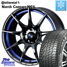 コンチネンタル NorthContact NC6 ノースコンタクト スタッドレス 245/40R18 WEDS ウェッズ スポーツ SA99R SA-99R 18インチ 18 X 8.0J +42 5穴 114.3 インプレッサ