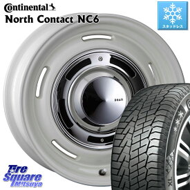 コンチネンタル NorthContact NC6 96T XL ノースコンタクト スタッドレス 205/60R16 CRIMSON ディーン クロスカントリー ホイール 16インチ 16 X 6.5J(CITROEN BERLINGO YH01) +38 5穴 108 シトロエン ベルランゴ