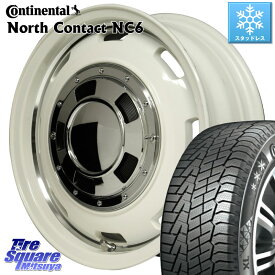 コンチネンタル NorthContact NC6 ノースコンタクト スタッドレス 215/65R16 MANARAY MID Garcia CISCO ガルシア シスコ インセット-5 16インチ 16 X 6.0J +0 5穴 139.7 ジムニー シエラ