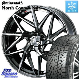 コンチネンタル NorthContact NC6 ノースコンタクト スタッドレス 235/45R18 WEDS 40615 レオニス LEONIS IT 18インチ 18 X 8.0J +42 5穴 114.3 カムリ