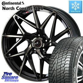 コンチネンタル NorthContact NC6 ノースコンタクト スタッドレス 235/45R18 WEDS 40614 レオニス LEONIS IT PBMCTI 18インチ 18 X 8.0J +42 5穴 114.3 カムリ