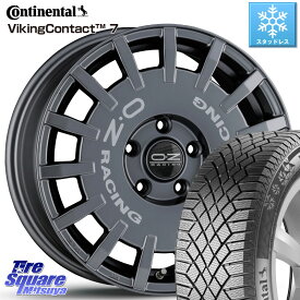 コンチネンタル VikingContact 7 96T XL バイキング スタッドレス 205/60R16 OZ Rally Racing ラリーレーシング GRA 専用KIT付属 16インチ 16 X 6.5J(CITROEN GRANDC4SPACETOURER B78) +45 5穴 108 シトロエン グランドC4スペースツアラー