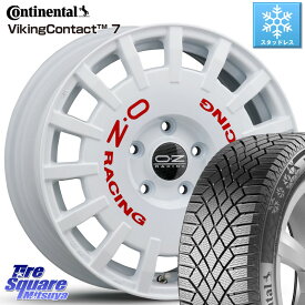 コンチネンタル VikingContact 7 バイキング スタッドレス 215/55R16 OZ Rally Racing ラリーレーシング 専用KIT付属 16インチ 16 X 7.0J +45 5穴 114.3 カムリ