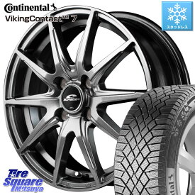 コンチネンタル VikingContact 7 バイキング スタッドレス 155/65R14 MANARAY 【欠品次回6月中-下旬予定】MID SCHNEIDER シュナイダー SLS ホイール 14インチ 14 X 5.0J +40 4穴 100