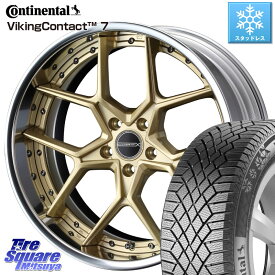 コンチネンタル VikingContact 7 バイキング スタッドレス 225/45R18 WEDS MAVERICK 1505S S-LoDisk 2ピース ホイール 18インチ 18 X 8.5J +44 5穴 114.3