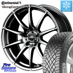 コンチネンタル VikingContact 7 バイキング スタッドレス 215/60R16 MANARAY MID SCHNEIDER StaG スタッグ ホイール 16インチ 16 X 6.5J +48 5穴 100