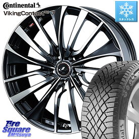 コンチネンタル VikingContact 7 バイキング スタッドレス 255/40R20 WEDS 36383 レオニス VT ウェッズ Leonis ホイール 20インチ 20 X 8.5J +35 5穴 114.3