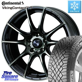 コンチネンタル VikingContact 7 バイキング スタッドレス 235/65R17 WEDS SA-25R WBC ウェッズ スポーツ ホイール 17インチ 17 X 7.5J +45 5穴 114.3 RAV4