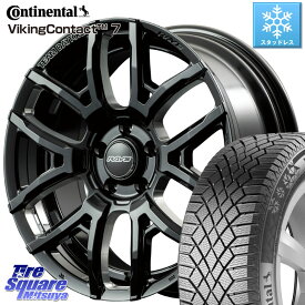 コンチネンタル VikingContact 7 バイキング スタッドレス 235/55R18 RAYS 【欠品次回7月末】 レイズ DAYTONA デイトナ F6 drive ホイール 18インチ 18 X 7.5J +43 5穴 114.3 デリカ D5 D:5 CX-5