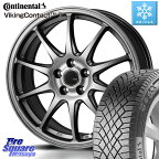 ヴェゼル コンチネンタル VikingContact 7 バイキング スタッドレス 215/60R16 Japan三陽 ZACK JP202 ホイール 4本 16インチ 16 X 6.5J +53 5穴 114.3