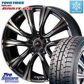 TOYO ガリットギズ GARIT GIZ ●● 2023年製 スタッドレス 185/65R15 WEDS 41217 LEONIS VR ウェッズ レオニス ホイール 15インチ 15 X 6.0J +45 5穴 100 シエンタ プリウス