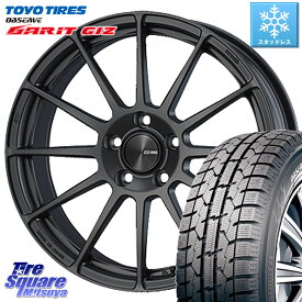 TOYO ガリットギズ GARIT GIZ ●● 2023年製 スタッドレス 195/65R15 KYOHO ENKEI エンケイ PerformanceLine PF03 (MD) ホイール 15 X 6.0J +38 4穴 100