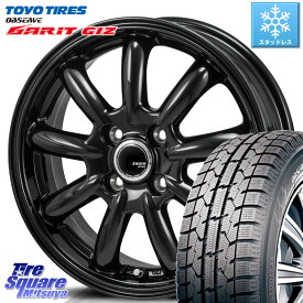 TOYO ガリットギズ GARIT GIZ ●● 2023年製 スタッドレス 185/65R15 Japan三陽 ZACK JP-209 ホイール 15 X 5.5J +43 4穴 100 アクア ノート