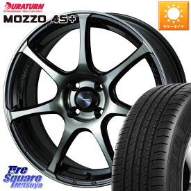 WEDS 73974 ウェッズ スポーツ SA75R SA-75R 16インチ 16 X 6.5J +42 4穴 100 DURATURN MOZZO 4S+ モッゾ4S+ 91V 205/55R16 オーラ