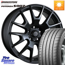 MLJ IGNITE XTRACK BK 特価品 18インチ 18 X 8.5J +50 5穴 114.3 ブリヂストン POTENZA ポテンザ S007A 【正規品】 サマータイヤ 235/45R18 カムリ