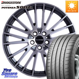 阿部商会 Euro desing CALWER ホイール 17インチ 17 X 7.0J(MB W246) +44 5穴 112 ブリヂストン POTENZA ポテンザ S007A 【正規品】 サマータイヤ 225/45R17 メルセデスベンツ Bクラス