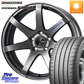 KYOHO ENKEI エンケイ PerformanceLine PF07 DS ホイール 17 X 7.0J +48 5穴 114.3 ブリヂストン POTENZA ポテンザ S007A 【正規品】 サマータイヤ 215/50R17 MAZDA3 インプレッサ リーフ レヴォーグ