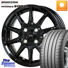 HotStuff G-SPEED G-05 G05 4H ホイール 4本 17インチ 17 X 6.5J +45 4穴 100 ブリヂストン POTENZA ポテンザ S007A 【正規品】 サマータイヤ 215/40R17 フィット