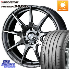 86 ブレンボキャリパー対応 WEDS ウェッズ スポーツ SA99R SA-99R PSB 17インチ 17 X 7.5J(86 Brembo) +48 5穴 100 ブリヂストン POTENZA ポテンザ S007A 【正規品】 サマータイヤ 215/45R17