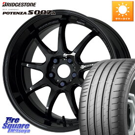 リーフ WORK ワーク EMOTION エモーション D9R 18インチ 18 X 7.5J +38 5穴 114.3 ブリヂストン POTENZA ポテンザ S007A 【正規品】 サマータイヤ 215/40R18