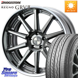 WEDS MAVERICK 1010S S-LoDisk 20インチ 2ピース 20 X 8.0J +56 5穴 114.3 ブリヂストン REGNO レグノ GRV2 GRV-2サマータイヤ 245/35R20