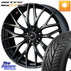 WEDS 37432 レオニス MX ウェッズ Leonis ホイール 18インチ 18 X 7.0J +47 5穴 100 NITTO ニットー NEOテクGEN サマータイヤ 215/40R18 50系プリウス BRZ・86・GR86