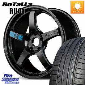 RAYS 【欠品次回要問合せ】 57CR SpecM gramLIGHTS ホイール 17インチ 17 X 7.0J +47 5穴 114.3 Rotalla RU01 【欠品時は同等商品のご提案します】サマータイヤ 195/45R17