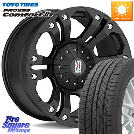 KMC XD778MONSTER ホイール 18インチ 18 X 9.0J(US) +35 5穴 114.3 TOYOTIRES トーヨー PROXES Comfort2s プロクセス コンフォート2s サマータイヤ 235/50R18
