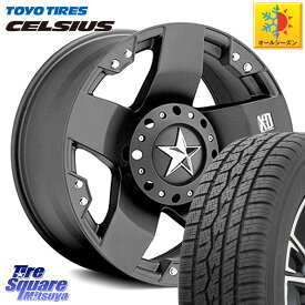 TOYOTIRES トーヨー タイヤ CELSIUS オールシーズンタイヤ 225/60R17 KMC XD775ROCKSTAR ホイール 17インチ 17 X 8.0J(US) +35 5穴 114.3