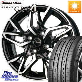 HotStuff Chronus CH-112 クロノス CH112 ホイール 16インチ 16 X 6.0J +45 4穴 100 ブリヂストン REGNO GR-X3 GRX3 GR-XIII レグノ サマータイヤ 195/55R16
