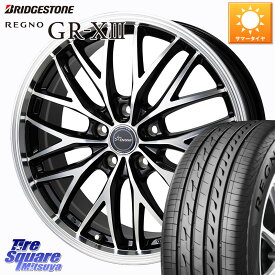 HotStuff Chronus CH-113 クロノス ホイール 16インチ 16 X 6.0J +45 5穴 114.3 ブリヂストン REGNO GR-X3 GRX3 GR-XIII レグノ サマータイヤ 205/55R16 GU系インプレッサ