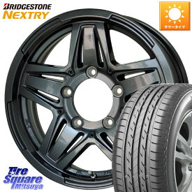 HotStuff マッドクロス JB-01 JB01 (GM) ホイール 15インチ 15 X 6.0J(JB74) +0 5穴 139.7 ブリヂストン NEXTRY ネクストリー サマータイヤ 205/70R15