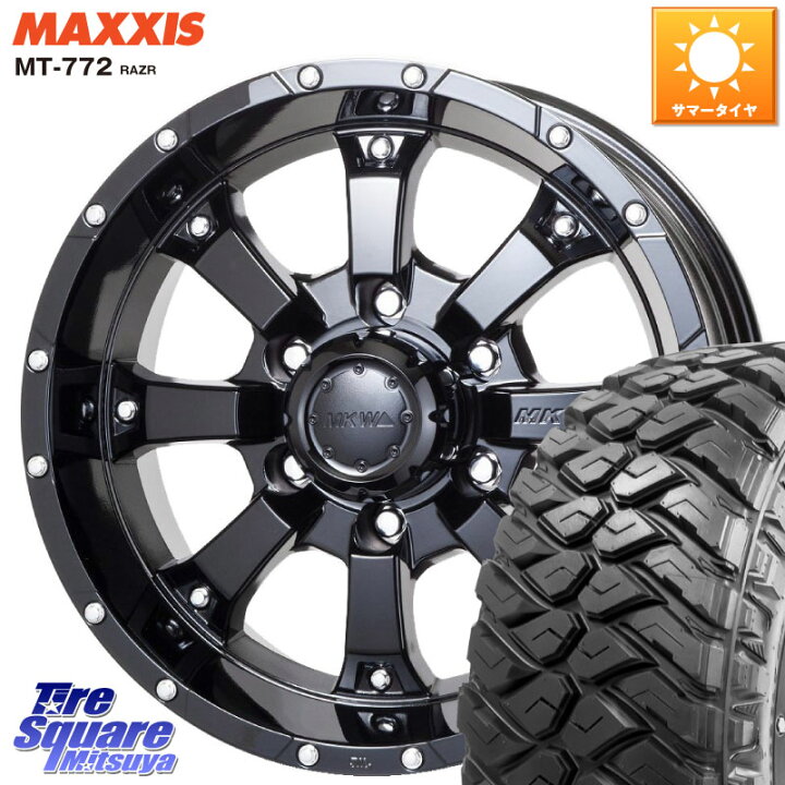 楽天市場】MKW MK-46 MK46 グロスブラック ホイール 17インチ 17 X 8.0 