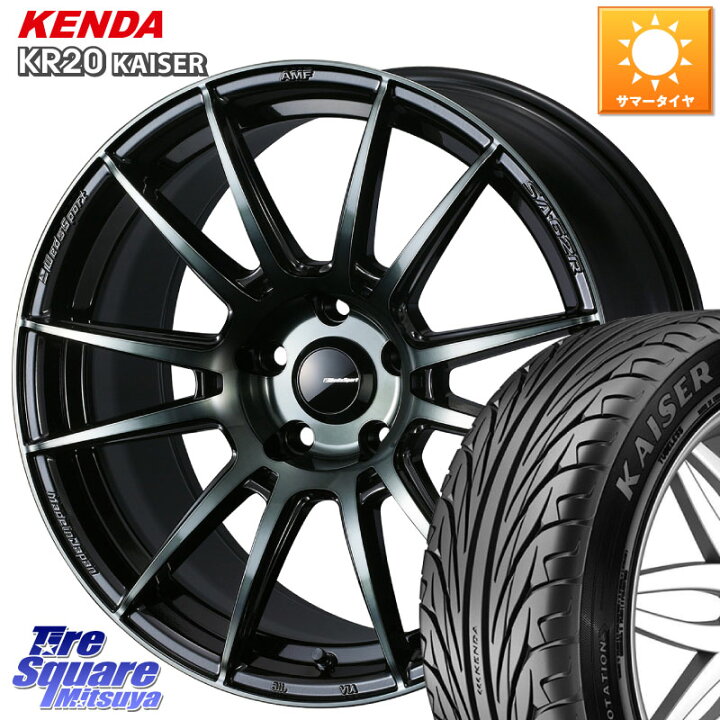 楽天市場】WEDS WedsSport SA-62R ホイール 18インチ 18 X 7.5J +45 5 