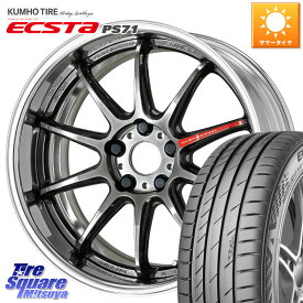 WORK EMOTION ZR10 L Disk GTK 19インチ 2ピース 19 X 7.5J +39 5穴 100 KUMHO ECSTA PS71 エクスタ サマータイヤ 225/35R19 210・A10系カローラ 210系カローラスポーツ