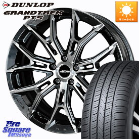 KYOHO GALERNA FINURA ホイール 在庫● ●●在庫分1台のみ●● 18インチ 18 X 7.5J(M14B) +38 5穴 114.3 DUNLOP ダンロップ GRANDTREK PT5 グラントレック サマータイヤ 225/55R18 レクサスLBX