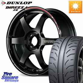 DUNLOP ダンロップ ディレッツァ Z3 DIREZZA サマータイヤ 195/45R16RAYS 【欠品次回2~3月】 TE37 SONIC TIME ATTACK EDITION 軽自動車専用 鍛造 ホイール 16インチ 16X5.5J 46 4穴 100