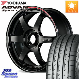 YOKOHAMA R4964 ADVAN Sport V105 ヨコハマ 195/50R16RAYS 【欠品次回2~3月】 TE37 SONIC TIME ATTACK EDITION 鍛造 ホイール 16インチ 16X6.0J 43 4穴 100 アクア ヴィッツ カローラアクシオ カローラフィールダー カローラフィールダーハイブリッド シエンタ フィッ