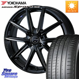 WEDS LEONIS NAVIA 08 ホイール 17インチ 17 X 6.5J +42 4穴 100 YOKOHAMA S0600 ADVAN Sport V107 ヨコハマ 205/45R17 アクア ロードスター(ローダウン等)