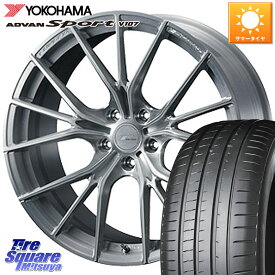 WEDS F ZERO FZ-1 FZ1 鍛造 FORGED ホイール21インチ 21 X 9.0J +25 5穴 120 YOKOHAMA R8281 ADVAN Sport V107 ヨコハマ 245/40R21