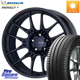 ENKEI エンケイ RACING GTC02 BK ホイール 19インチ 19 X 8.5J(M14B) +35 5穴 114.3 ミシュラン PRIMACY4 プライマシー4 Acoustic 105W XL GOE SUV 正規 235/55R19 レクサスNX20系