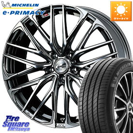 WEDS 【欠品次回04月上旬】 38342 レオニス SK ウェッズ Leonis ホイール 19インチ 19 X 8.0J +43 5穴 114.3 ミシュラン e PRIMACY Eプライマシー 105W XL MO 正規 235/55R19 50系RAV4 80系ハリアー FE0系アリアARIYA T33エクストレイル CX-60 CX-80