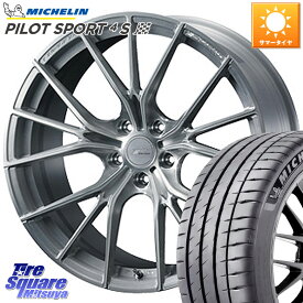 WEDS F ZERO FZ-1 FZ1 鍛造 FORGED ホイール21インチ 21 X 9.0J(M14B) +25 5穴 120 ミシュラン PILOT SPORT4S パイロットスポーツ4S (100Y) XL 正規 245/40R21 新型クラウンセダンハイブリッド・FCEV