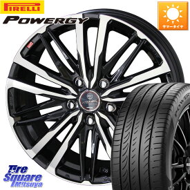KYOHO SMACK CREST ホイール 4本 18インチ 18 X 7.0J +48 5穴 100 ピレリ POWERGY パワジー サマータイヤ 215/45R18 ライズ ロッキー ハイブリッド車 5穴