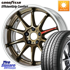 WORK EMOTION ZR10 L Disk 19インチ 2ピース 19 X 8.0J +40 5穴 100 グッドイヤー EffcientGrip Comfort サマータイヤ 225/35R19 210・A10系カローラ 210系カローラスポーツ