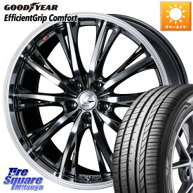 WEDS 41187 LEONIS RT ウェッズ レオニス ホイール 18インチ 18 X 7.0J +47 5穴 100 グッドイヤー EffcientGrip Comfort サマータイヤ 225/50R18