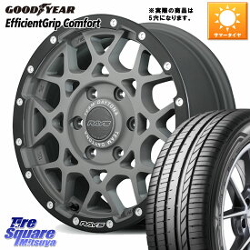 グッドイヤー EffcientGrip Comfort サマータイヤ 215/55R17RAYS 【欠品次回5~6月】 M8 TEAM DAYTONA ホイール 17インチ 17X7.0J 32 5穴 114.3