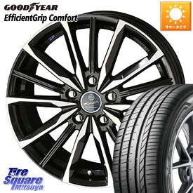 KYOHO SMACK スマック ヴァルキリー ホイール 17インチ 17 X 7.0J +48 5穴 100 グッドイヤー EffcientGrip Comfort サマータイヤ 205/45R17 10系シエンタ