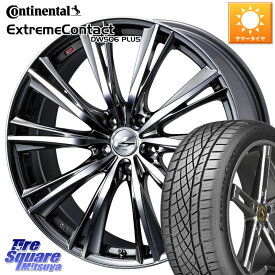 WEDS 33897 レオニス WX ウェッズ Leonis ホイール 18インチ 18 X 7.0J +47 5穴 100 コンチネンタル ExtremeContact DWS06 PLUS エクストリームコンタクト 215/40R18 50系プリウス BRZ・86・GR86